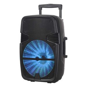 Parlante torre bluetooth Decibel, altavoces de 15", 80W, USB, TWS, BT, FM, TF, control remoto