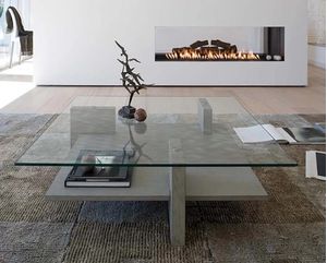 Mesa de Centro Contemporánea Marabi Gris 100 cm
