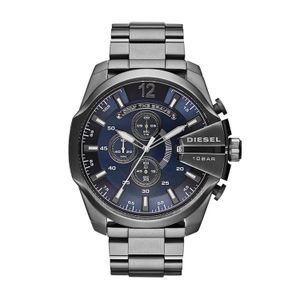 Reloj Diesel Mega Chief DZ4329 para Hombre Cronometro Acero Inoxidable Gunmetal Azul