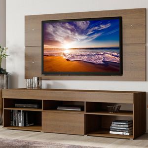 Centro De Entretenimiento Madesa Miami Hasta 65" Marron