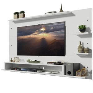 Centro De Entretenimiento Para Tv Madesa Alfa Hasta 60" Blanco