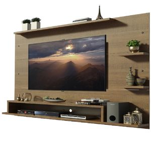 Centro De Entretenimiento Para Tv Madesa Alfa Hasta 60" Marron