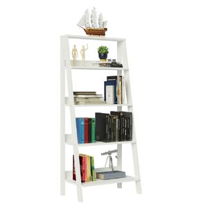 Mueble Biblioetca Librero Madesa Con 4 Niveles Blanco