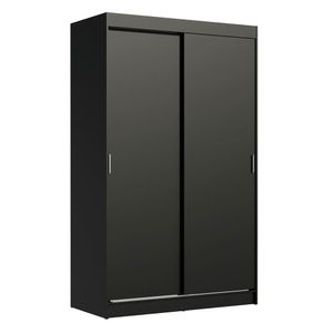 Ropero Tokio Madesa 2 Puertas Corredizas Y 2 Cajones Negro