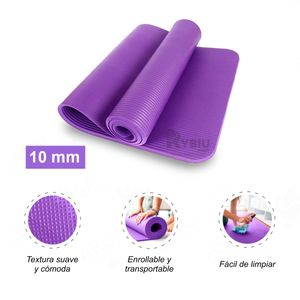 Mat para Gym Premium Durable 10mm Morado