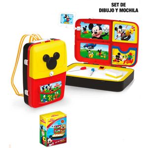 Set de Dibujo y Mochila Disney  Mickey Mouse