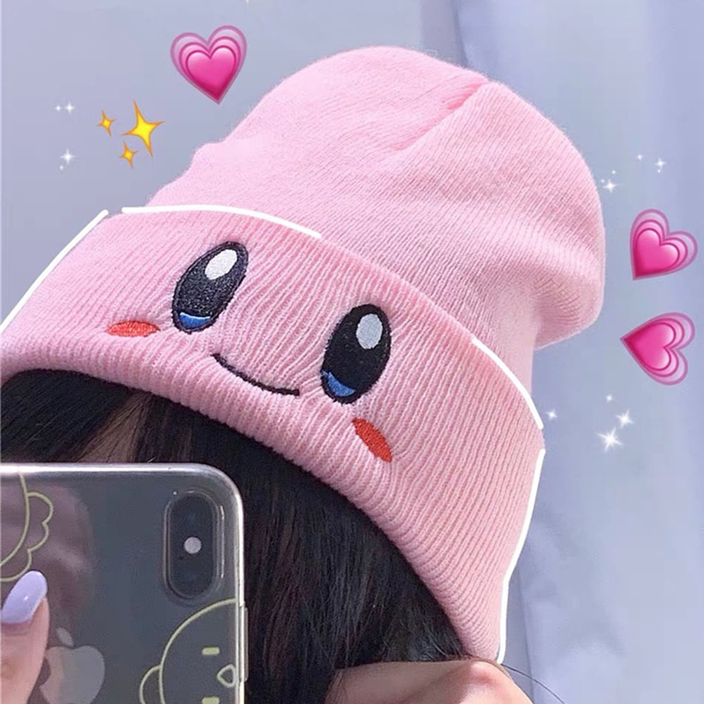 Beanie Gorro para Mujer de Lana Chullo Kirby Pokemon Moda Asiatica | 966444