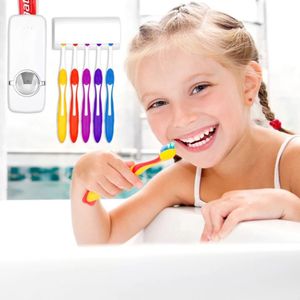 Dispensador Automatico de Pasta Dental Porta Cepillos