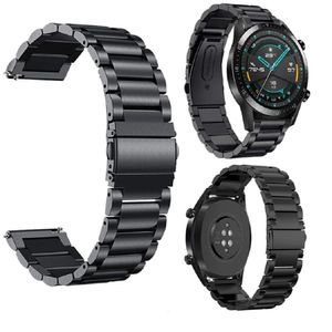 Correa de Eslabones Acero Inoxidable Huawei Negro GT2 GT Samsung S3 S4 22mm/40/41 Mm