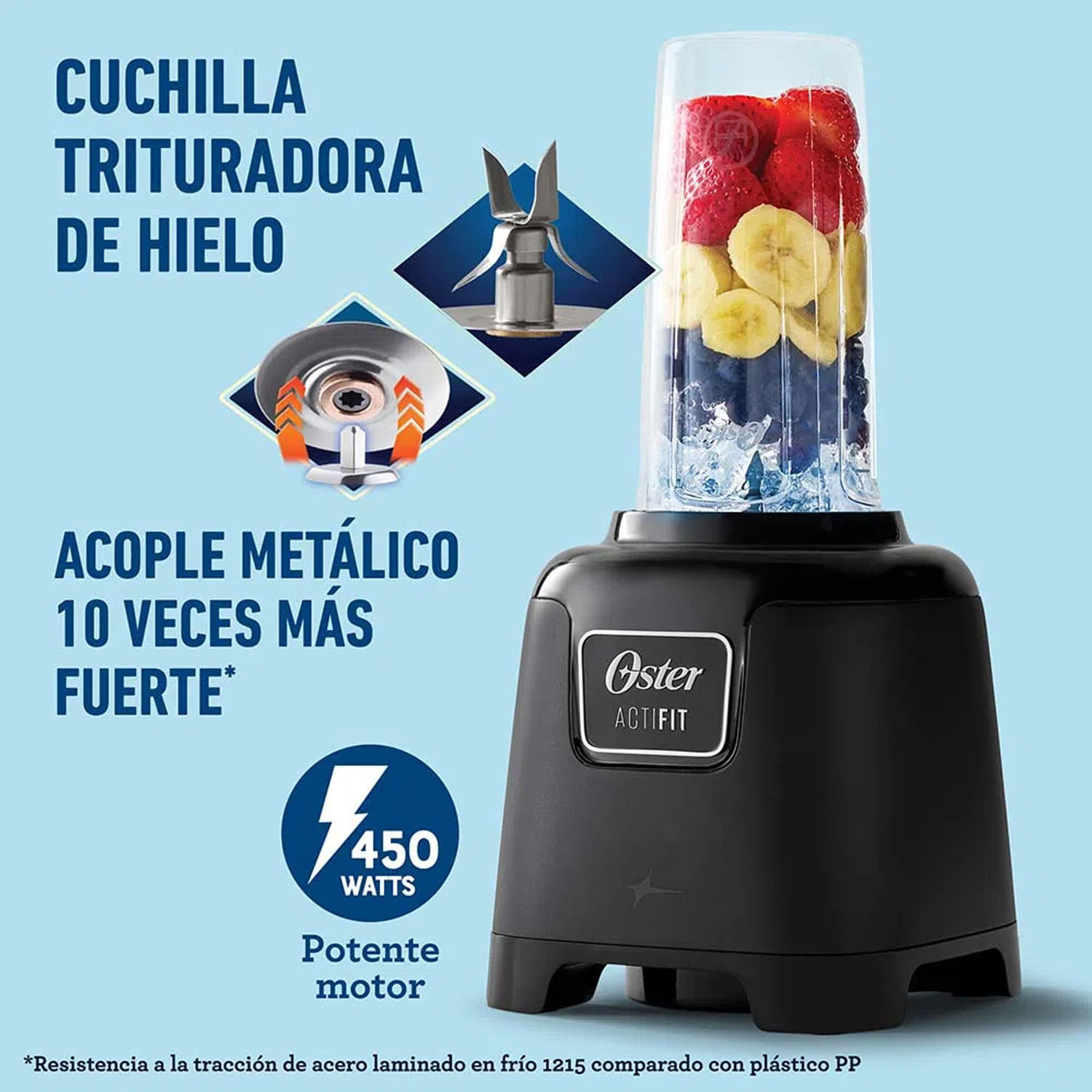 TheHitDeal Licuadora personal para batidos y licuados - Licuadora con vaso  Tritan de 20 onzas, 300 W de potencia, operación con un botón, licuadora