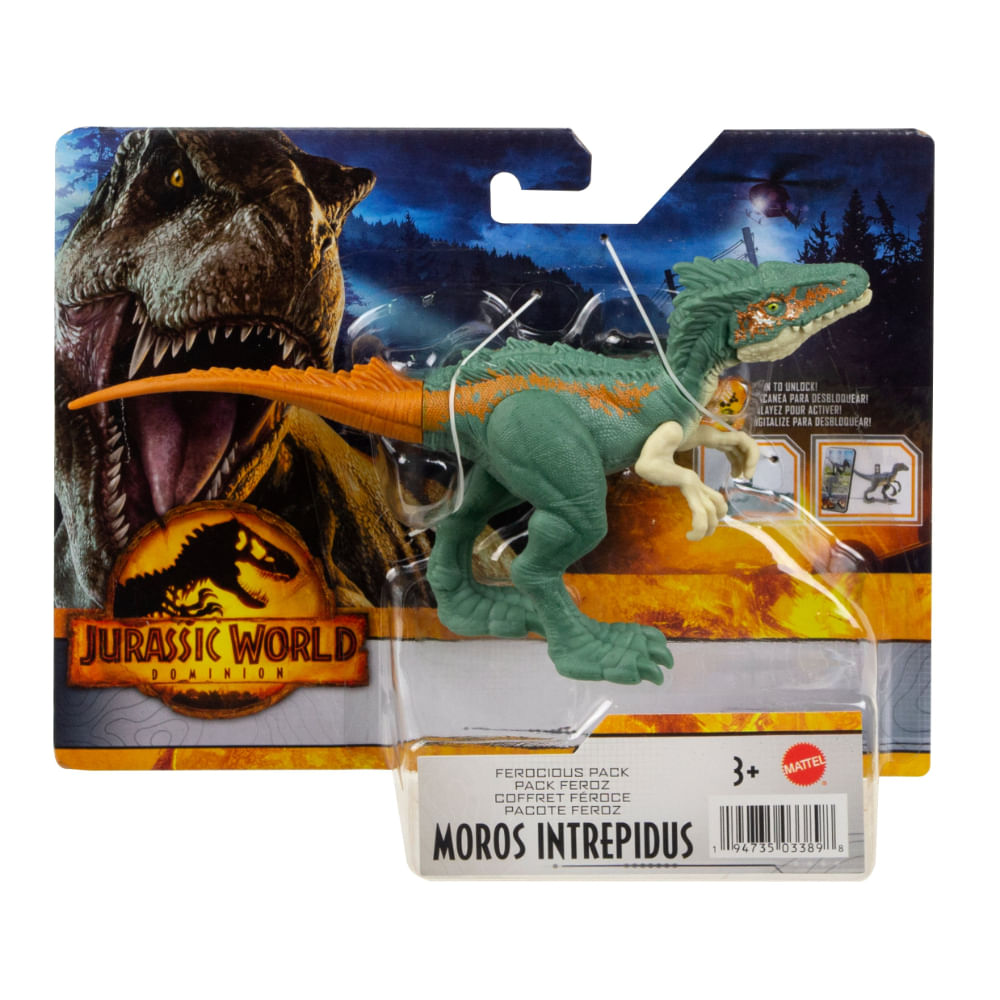 Jurassic Park World Dominion Moros Intrepidus Mattel (18cm) - Real Plaza