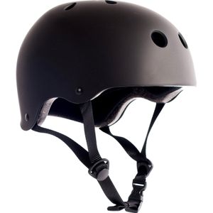 Casco Certificado T/L Protección Profesional Patinaje Ciclismo - Negro