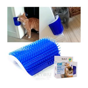 Rascador Autocepillado Con Hierba Para Gatos
