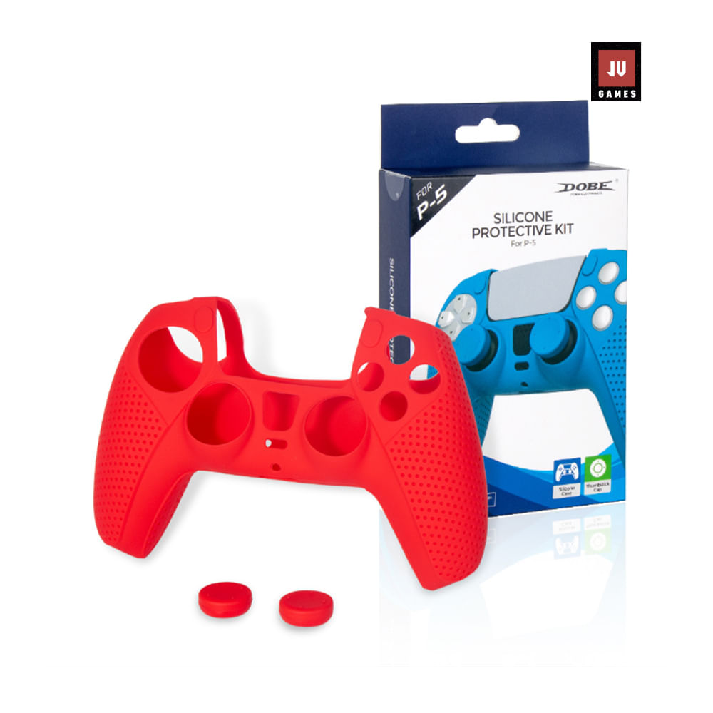  Carcasa de repuesto para mando Playstation 5 PS5 duradero ABS  Gamepad Estuche duro para controlador DualSense Accesorios de juego (rojo)  : Electrónica