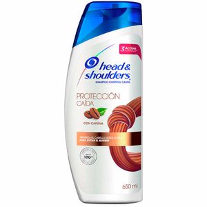 Shampoo HEAD & SHOULDERS Protección Caída con Cafeína Frasco 650ml