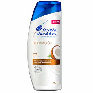 Shampoo HEAD & SHOULDERS Hidratación con Aceite de Coco Frasco 650ml