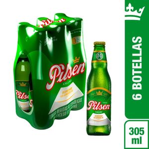 Cerveza PILSEN Callao Botella 305ml Paquete 6un
