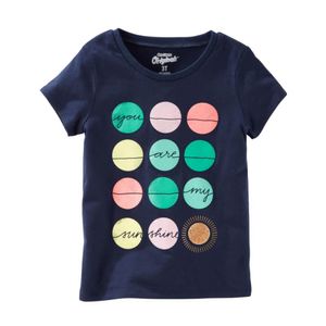 Polo Oshkosh 100% Algodón Manga Corta para Niña