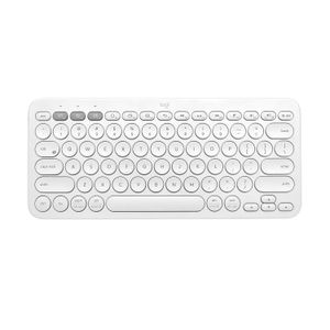 Teclado Logitech Bluetooth Multidispositivo Inalámbrico K380 Blanco