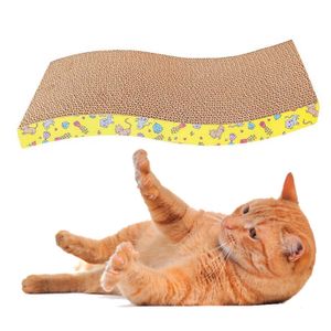 Tablero Rascador de Cartón + Catnip para Gatos