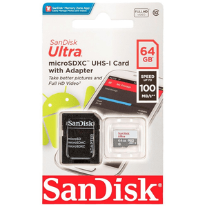Memoria Micro SD Sandisk 64GB Ultra