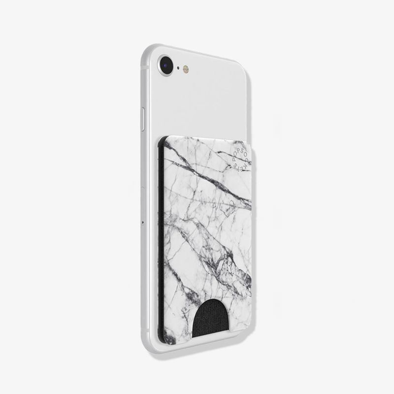 Popsocket Wallet Marmol Gris Real Plaza