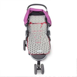 Colchoneta Para Coche Maternelle Rojo Rayas
