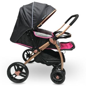 Coche Cuna Deportivo Confort Gold Baby Craft Rosado