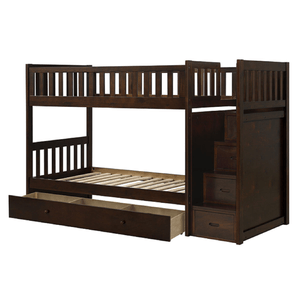 Camarote 1.5 Plazas DMuebles Bratislava Gaveta Inferior + Escalera 4 Cajones