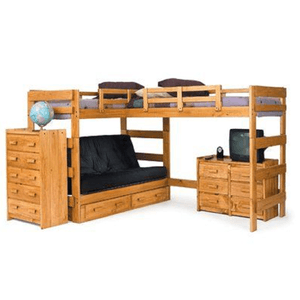 Camarote dúo Multifuncional DMuebles Génova + Sofá + Aparador + Cómoda