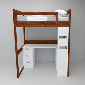 Camarote Triple 1.5 Plazas DMuebles Parma con Mini Closet