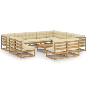 Sofá de Jardin DMuebles Newcastle 12 Piezas