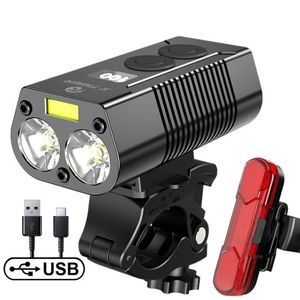 Set Luces Ciclismo X-Tiger QD1001 1800 Lúmenes