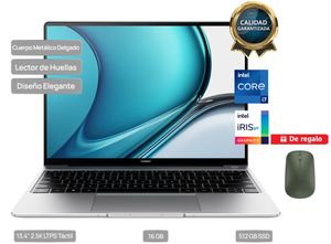 Laptop Huawei MateBook 13s 13.4" LTPS Táctil i7-11370H 512GB SSD 16GB RAM Windows 10 Mystic Silver
