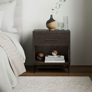 Velador Contemporáneo Munive 64cm Nogal
