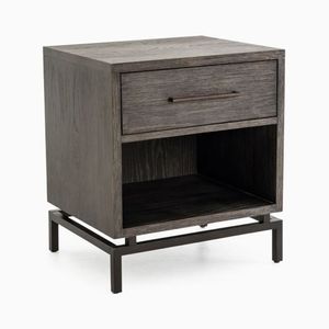 Velador Contemporáneo Munive 64cm Nogal