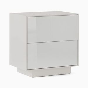 Velador Contemporáneo Zizur Blanco 61cm