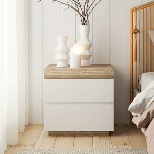 Velador Contemporáneo Marat Blanco-Duna 55cm