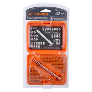 Juego Desarmador Joyero 42 Puntas Truper 14163