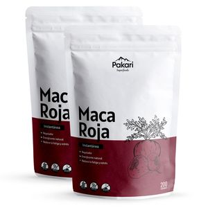 Pack Maca Roja en Polvo Pakari Superfoods 200 g