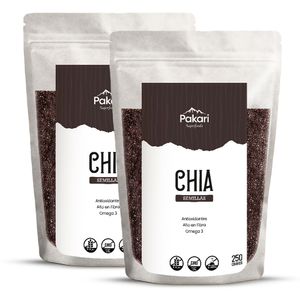 Pack Chía Negra Pakari Superfoods 250 g