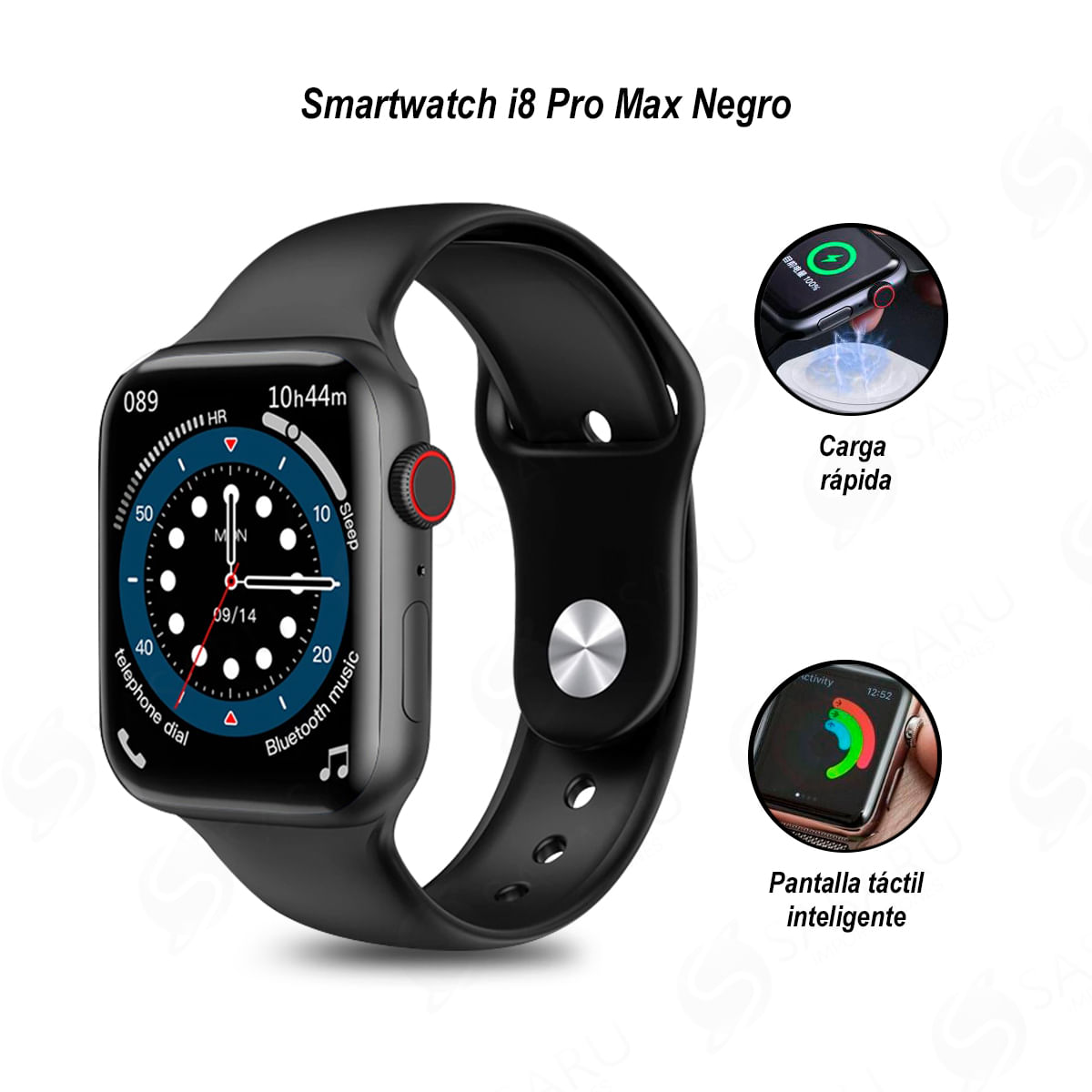 Compara Smartwatch Serie 8 I8 Pro Max Negro