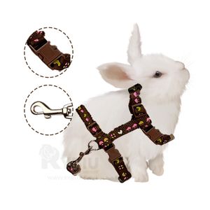 Arnes Ajustables Para Animales Pequeños Marrón