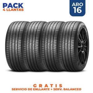 Pack De 4 Llantas 205/60R16 Pirelli Cinturato P7 92H