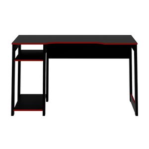 Escritorio Gamer Sirion MDP Negro/Rojo Bonno