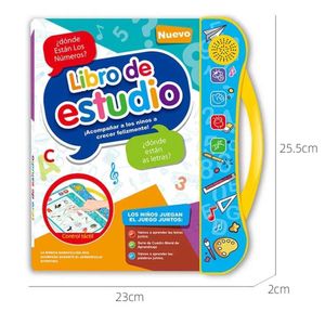 Libro interactivo táctil con sonido Español / Ingles