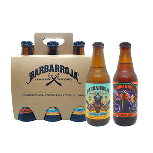 Cerveza Barbarroja 6 Pack Artillero y Calabaza 330ml Paquete 6un