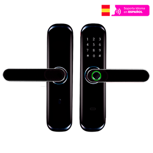 Cerradura de Interiores Inteligente WiFi HR01 Negro