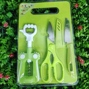 Set Cuchillo y Tabla de Picar V2 con Accesorios