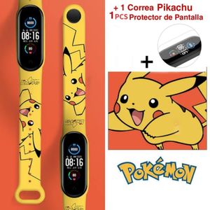 Smart Band M7 Pulsera Inteligente Negro + 1 Pulsera Picachu